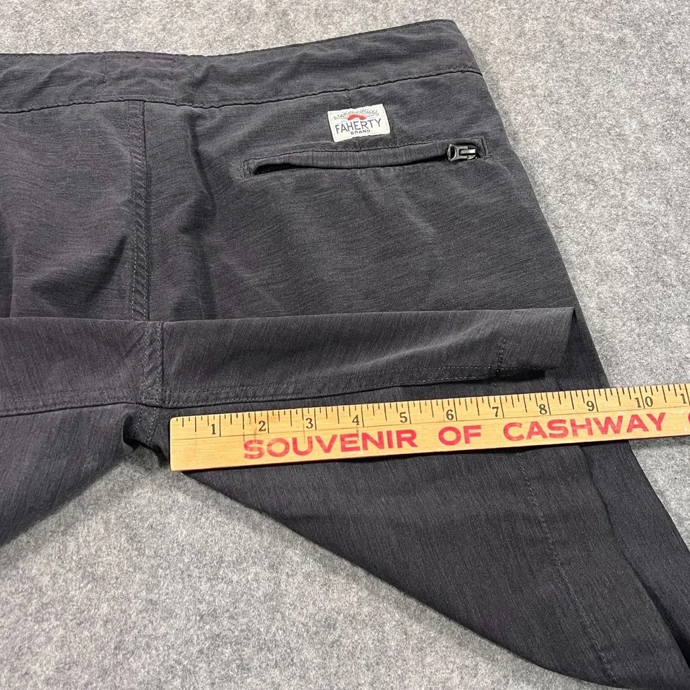 Faherty Brand Charcoal Gray All Day Stretch Performance Shorts Men's Size 30